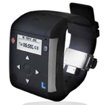 Satellite Tracking of People SMART wrist-worn GPS monitoring device with display screen