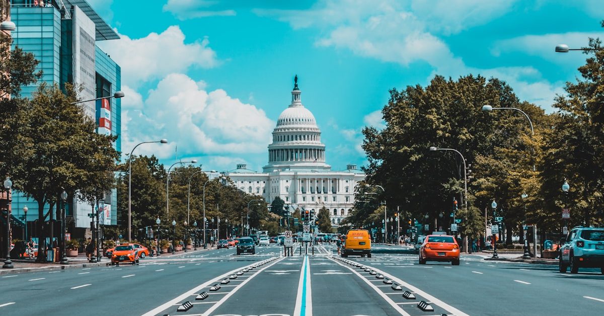 United States Capitol dome at dusk symbolizing state and federal legislation affecting ankle monitor programs