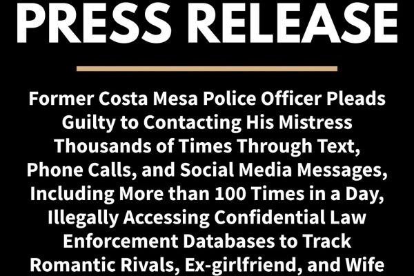 Ex-Officer Faces GPS Monitoring After Database Misuse for Stalking