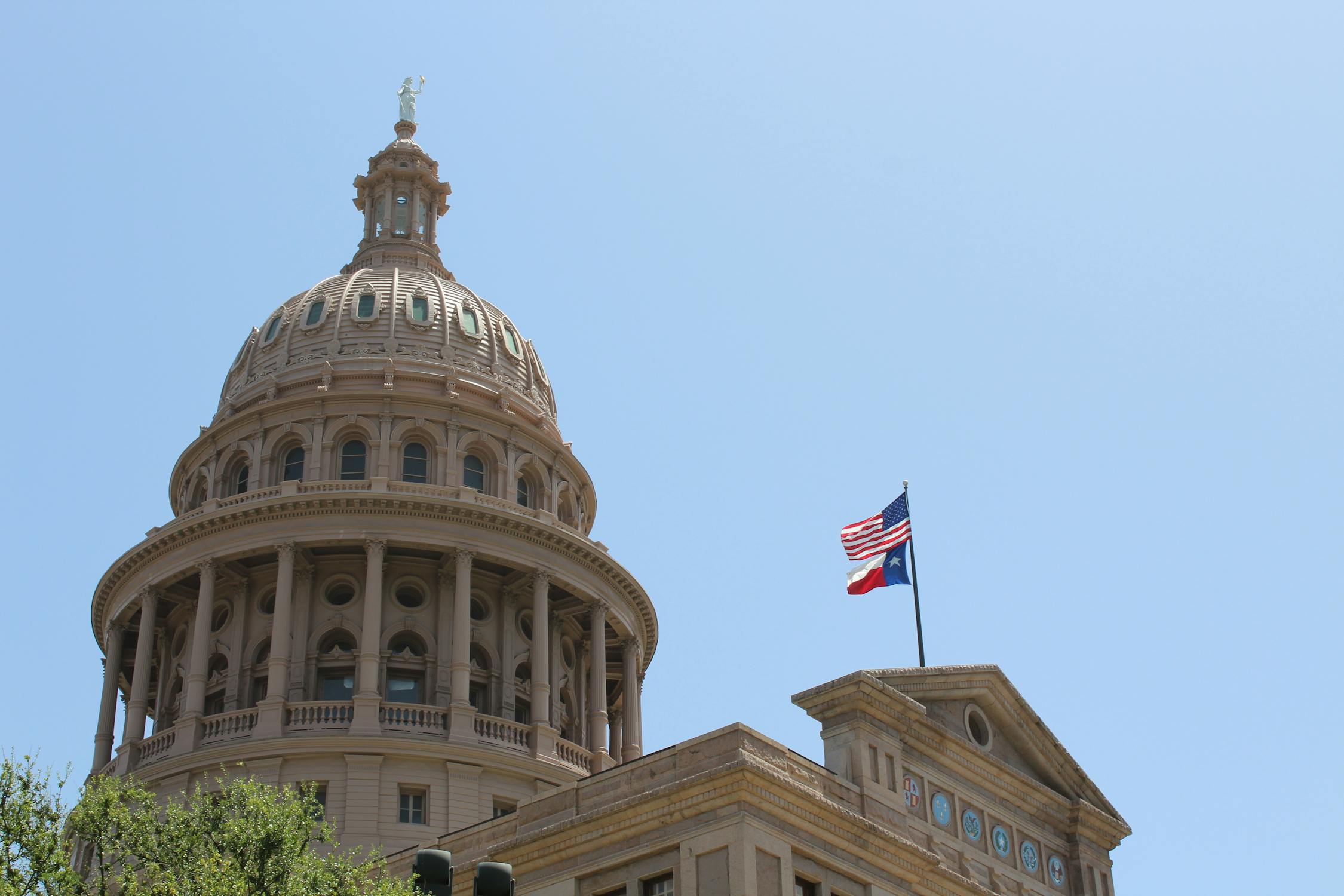 Texas State Capitol building where HB 1824 GPS ankle bracelet domestic violence legislation is being considered in 2026