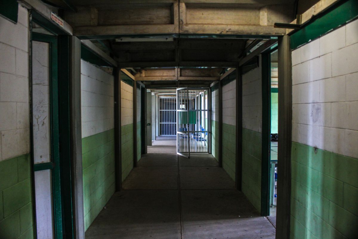 Prison corridor representing the overcrowding crisis facing 93 percent of African correctional facilities